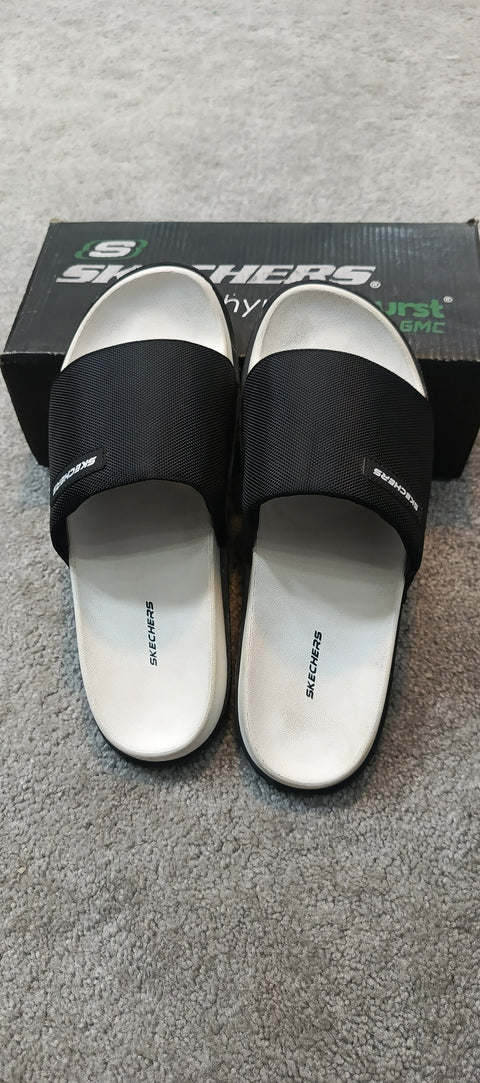 Skechers Black Slide Sandal