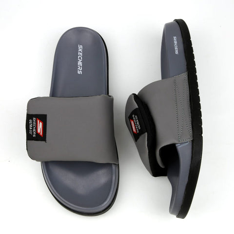 Skechers Ultra Go Black Slide Sandals