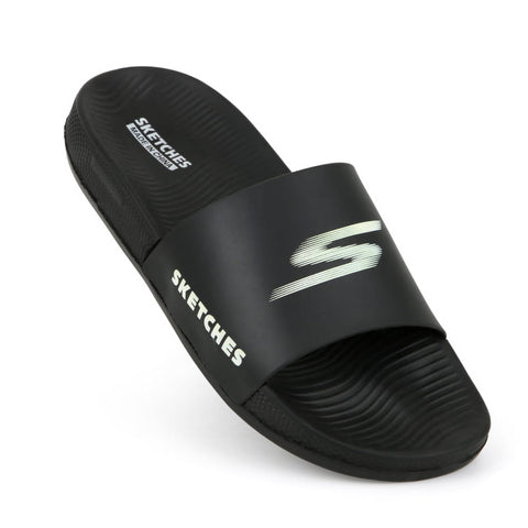 Skechers Black Slide Sandals – Lightweight & Trendy