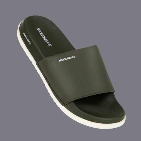 Skechers Ultra Go Grey Slide Sandals – Lightweight & Stylish