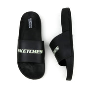 Skechers Black Slide Sandals – Lightweight & Trendy